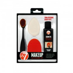 W7 Makeup Accessory Kit -Σετ πινέλα μακιγιάζ 4τμχ