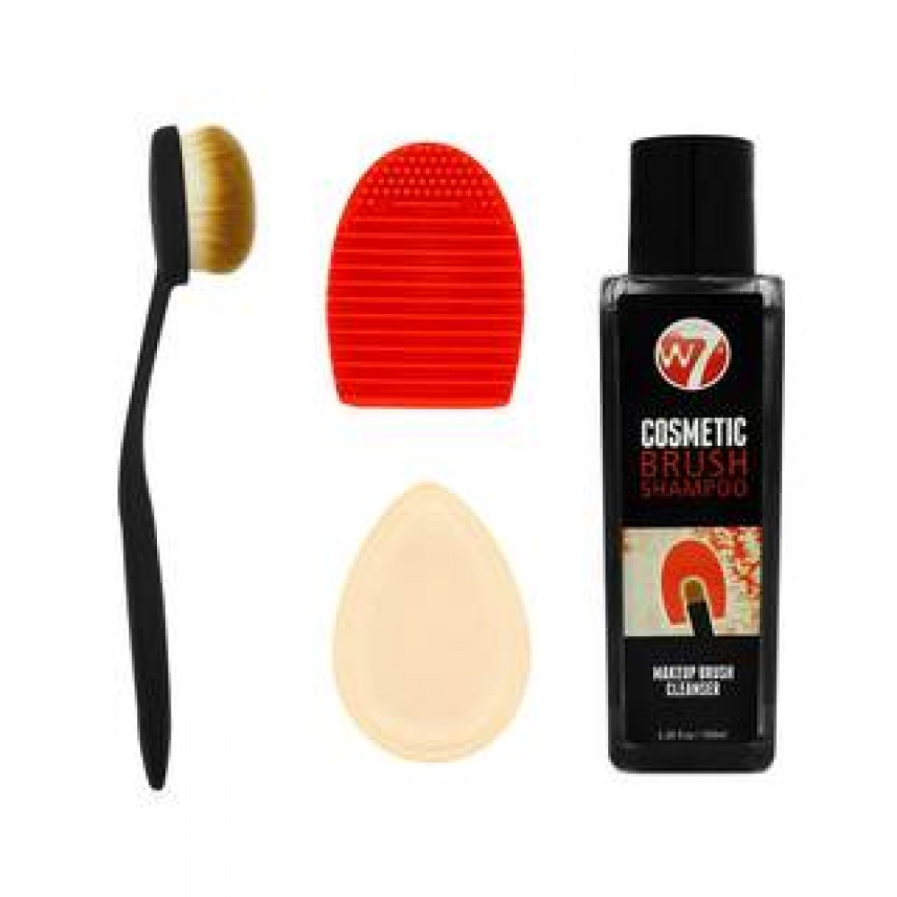 W7 Makeup Accessory Kit -Σετ πινέλα μακιγιάζ 4τμχ