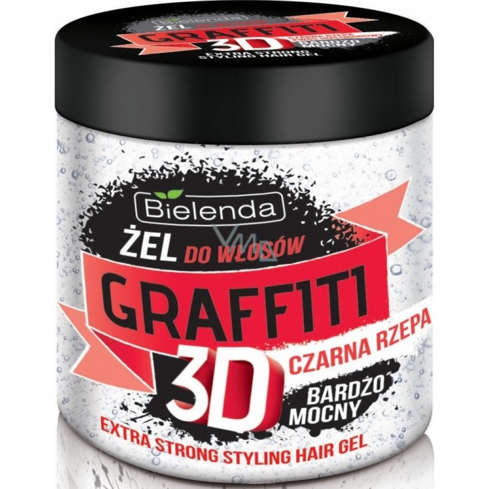 Bielenda Graffiti 3D Hair Gel Very Strong With Black Turnip 250ml