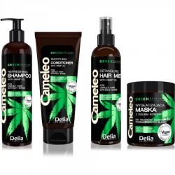 Delia Cameleo Green Refreshing Cleansing & Strengthening Hemp Oil Shampoo - 250ml