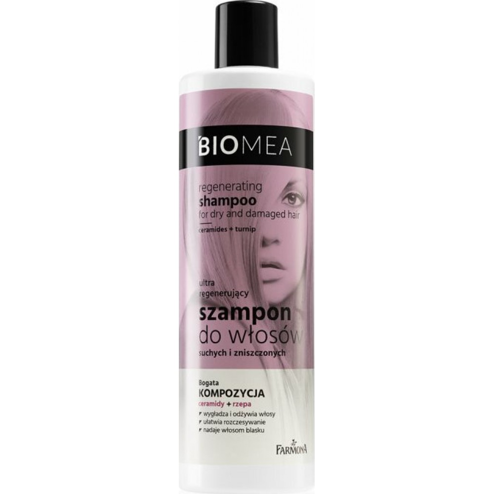 Farmona Biomea Regenerating Shampoo for Dry & Damaged Hair 400ml αναγεννητικό σαμπουάν για αδύναμα και ταλαιπωρημένα μαλλιά