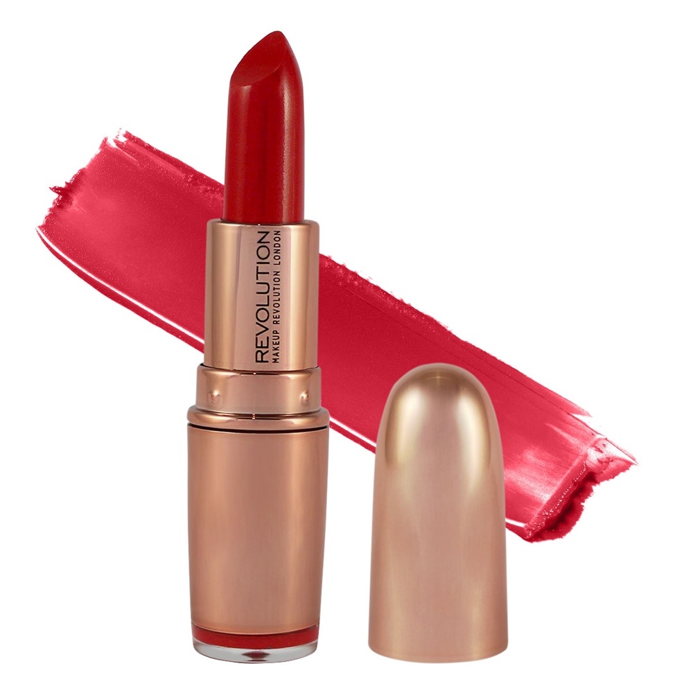 Makeup Revolution Renaissance Lipstick  Gold Red Carpet 3.5gr