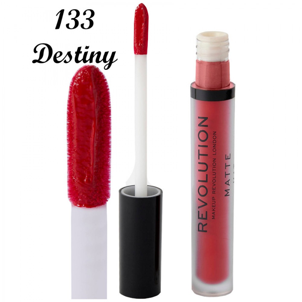 Revolution Liquid Lipstick destiny 133 creme
