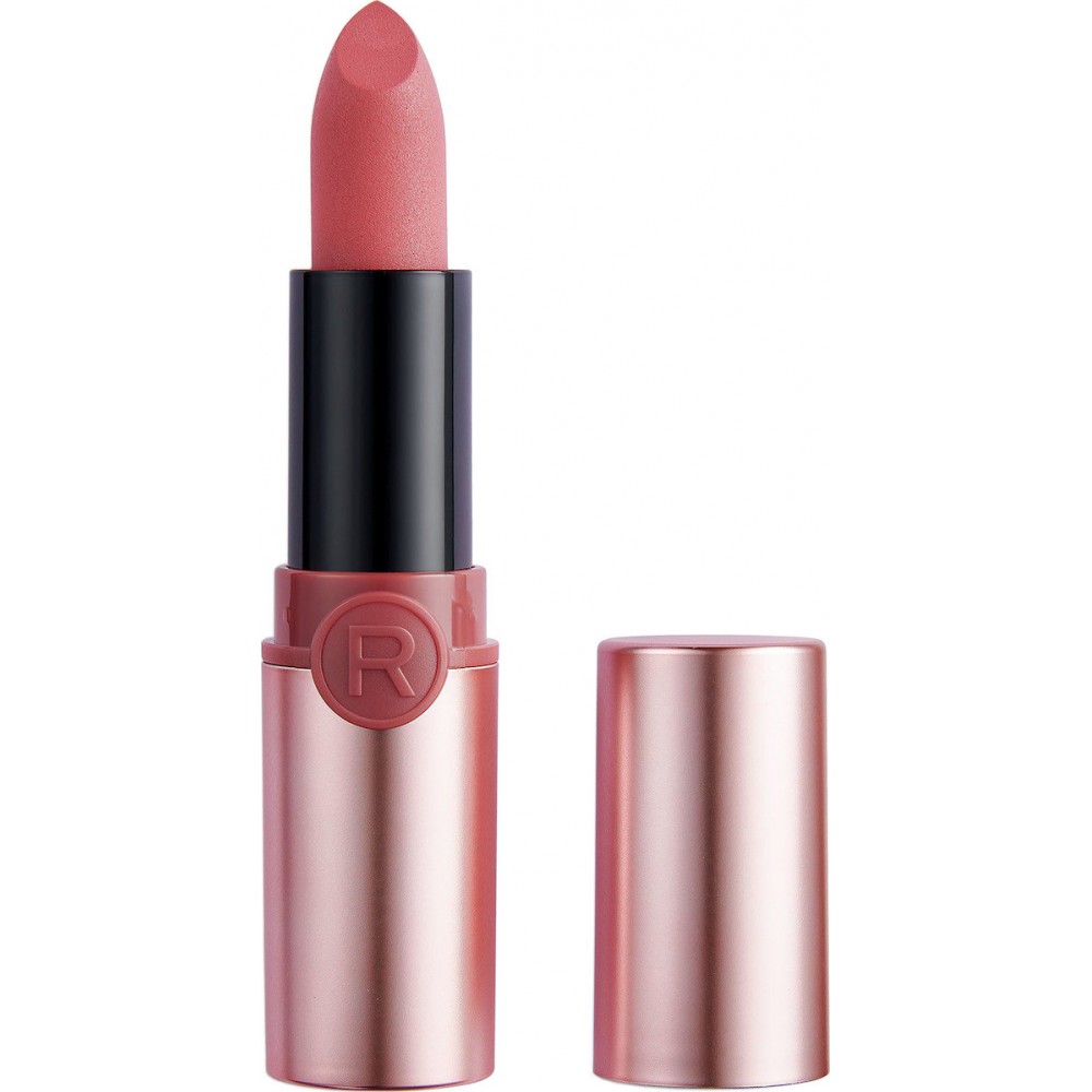 Makeup Revolution Powder Matte Lipstick - Rosy (3,5gr) Κραγιόν με βελούδινη σύσταση & ματ αποτέλεσμα