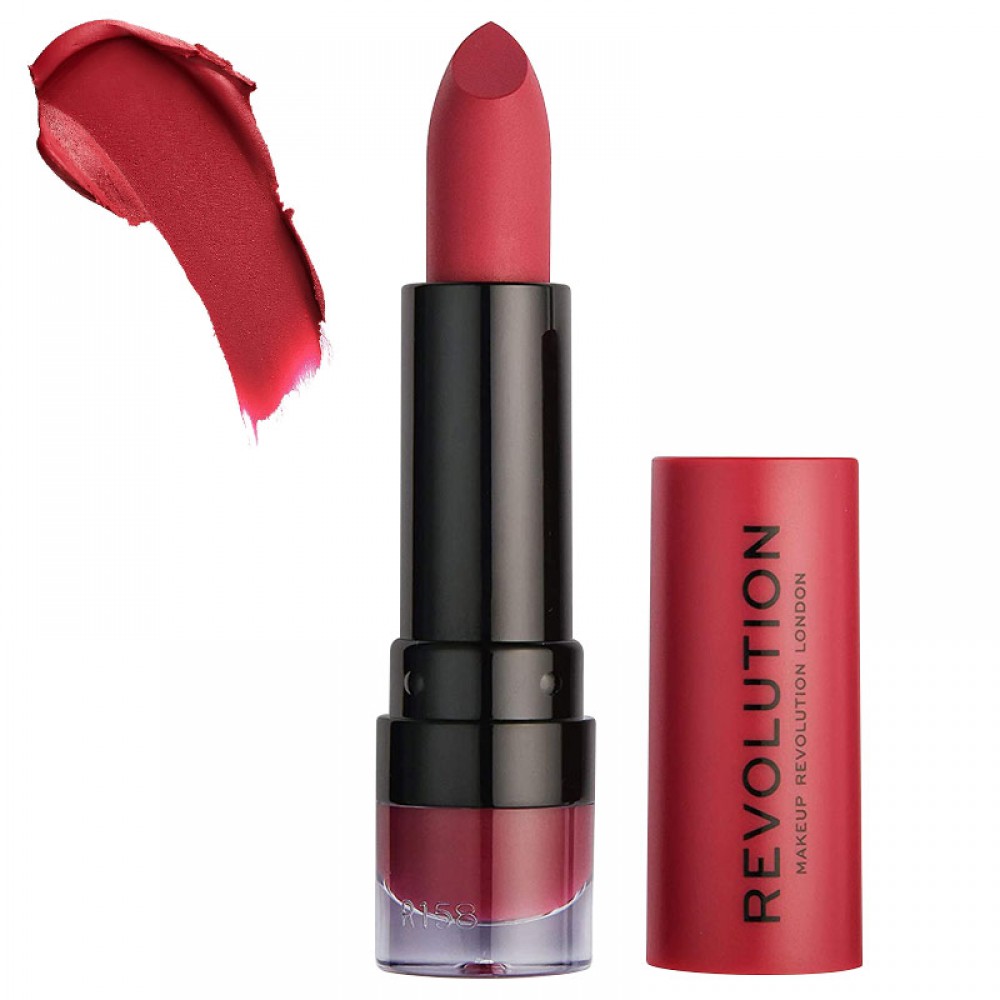 Revolution Matte Liquid Lipstick Rouge 141 Ματ Lipstick