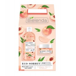 Bielenda Eco Sorbet Peach Face Moisturizing Gift Set Kρέμα προσώπου 50ml Micellar Water 500ml