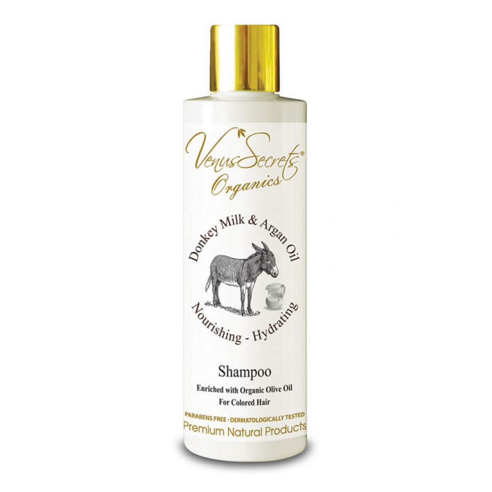 Venus Secrets Σαμπουάν με Γάλα Γαϊδούρας και Αργανέλαιο Shampoo Donkey Milk & Argan Oil for Colored Hair 250ml