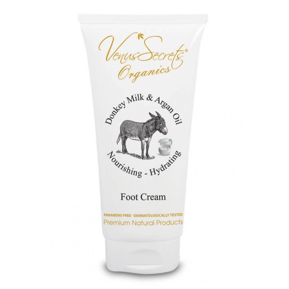  Venus Secrets Κρέμα Ποδιών με Γάλα Γαϊδούρας - Foot Cream with Donkey Milk & Argan Oil 100ml