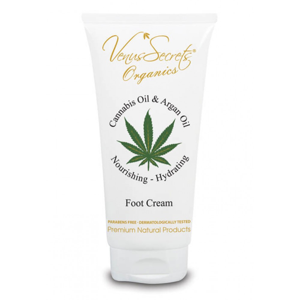 Venus Secrets Κρέμα Ποδιών - Foot Cream with Cannabis Oil & Argan Oil 100ml