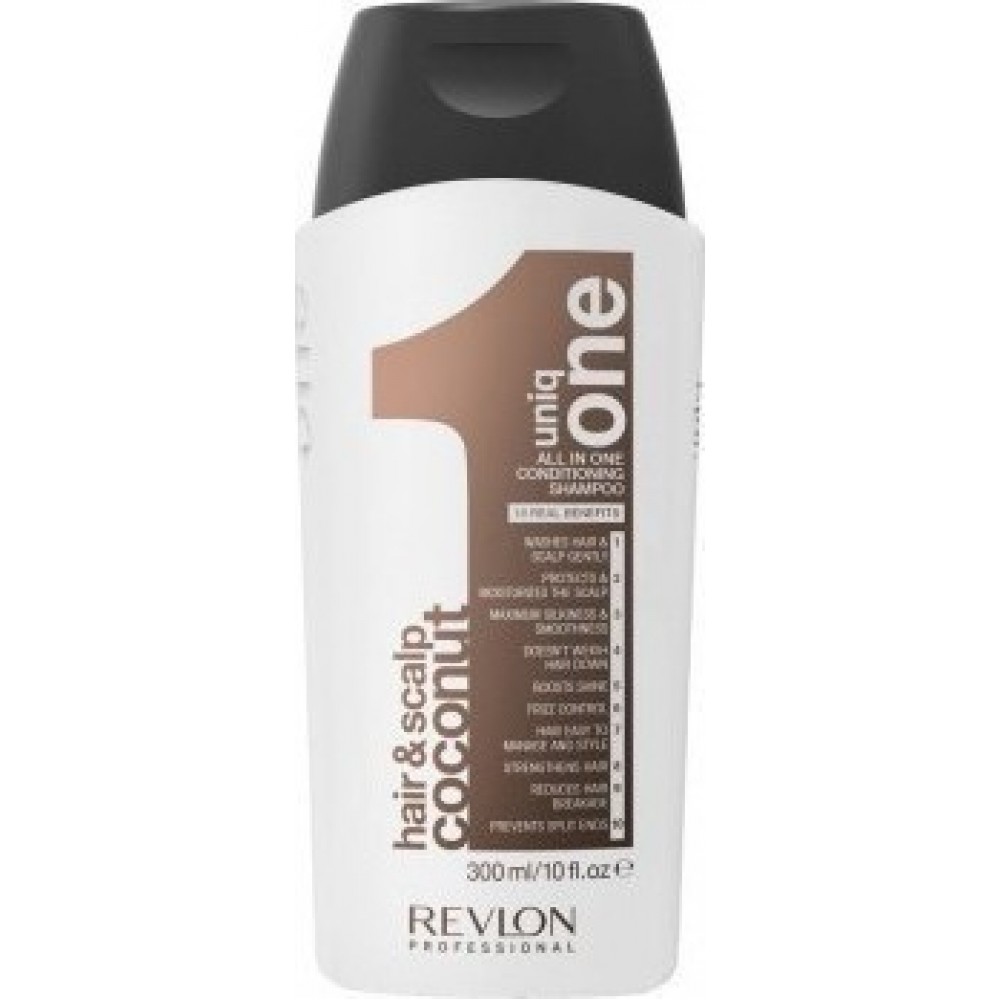 Uniq One All in One Conditioning Shampoo Coconut Edition 300ml - (σαμπουάν για όλους τους τύπους μαλλιών)